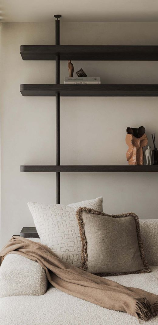 Uitgepuurd interieur in balans